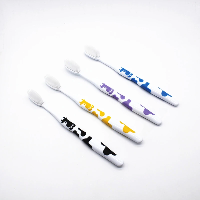 4 Colors Cartoon Cute Cow Pattern Toothbrush Handle Toothbrush Double Ultra of Dental Oral Care Soft Brush Adults Toothbrush
4 Colors Cartoon Cute Cow Pattern Toothbrush Handle Toothbrush Double Ultra of Dental Oral Care Soft Brush Adults Toothbrush