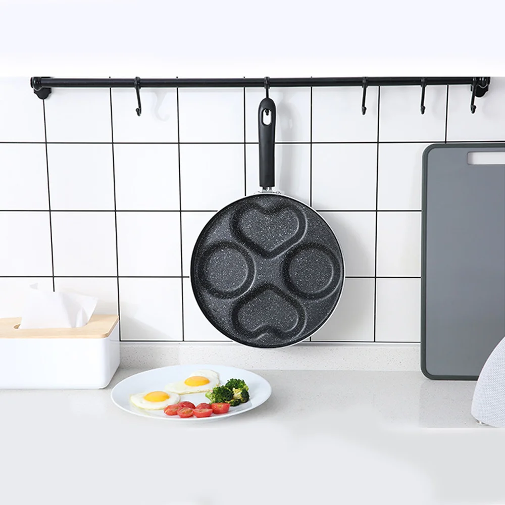 Four-hole Omelet Pan For Eggs Ham PanCake Maker Frying Pans Creative Non-stick No Oil-smoke Breakfast Grill Pan Cooking Pot
Four-hole Omelet Pan For Eggs Ham PanCake Maker Frying Pans Creative Non-stick No Oil-smoke Breakfast Grill Pan Cooking Pot