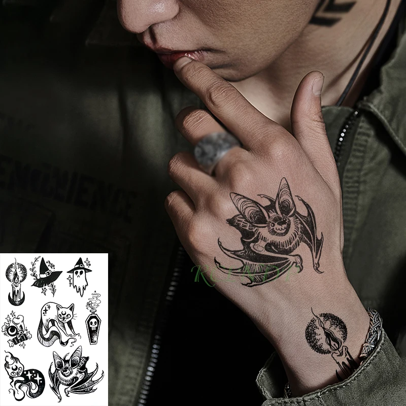 Waterproof Temporary Tattoo Sticker bat candle grim reaper tatto flash tatoo fake tattoos for kids men women
Waterproof Temporary Tattoo Sticker bat candle grim reaper tatto flash tatoo fake tattoos for kids men women
