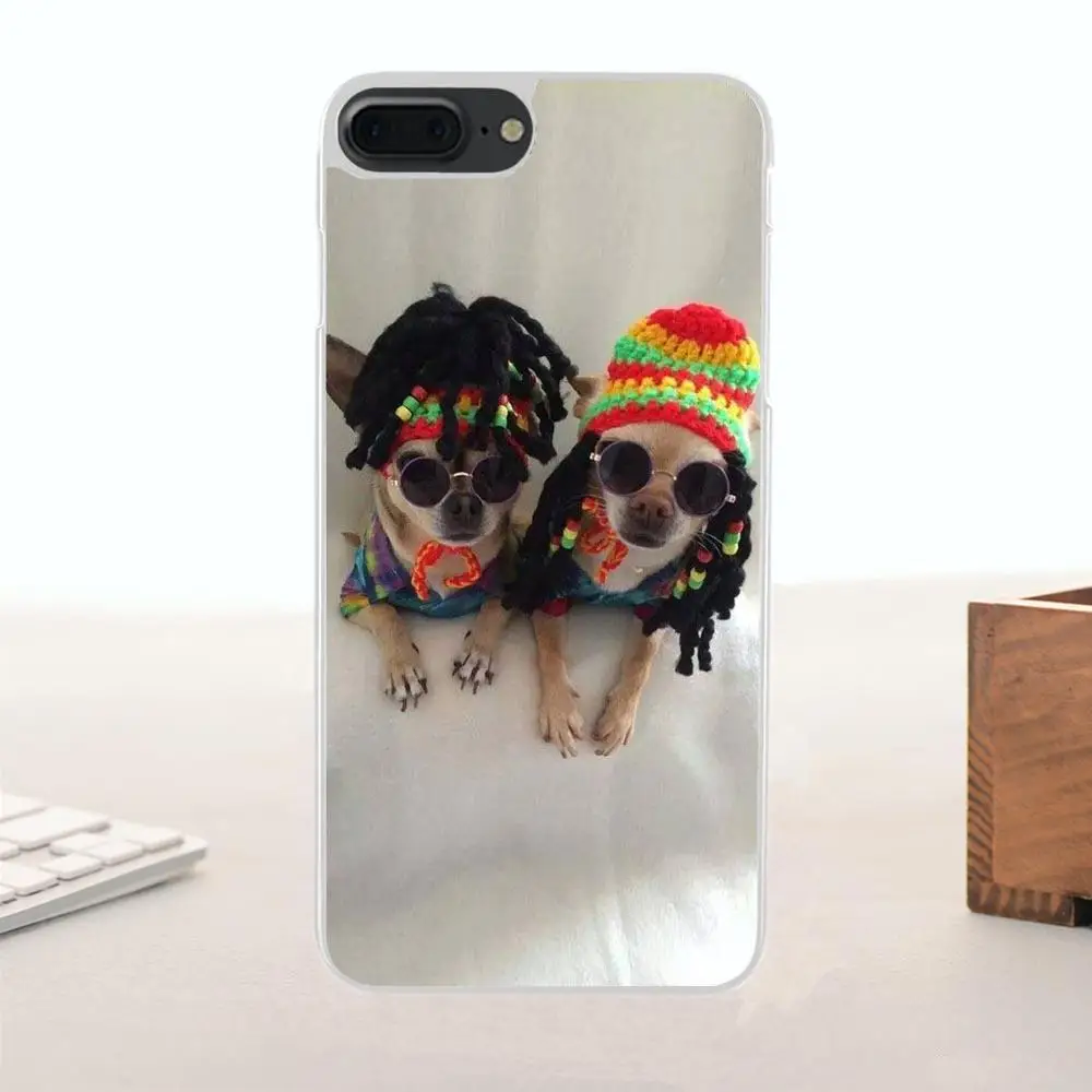 Чихуахуа собака щенок для Huawei G7 G8 Honor 5A 5C 5X 6 6X 7 8 V8 Mate 9 P7 P8 P9 P10 Lite Plus классические