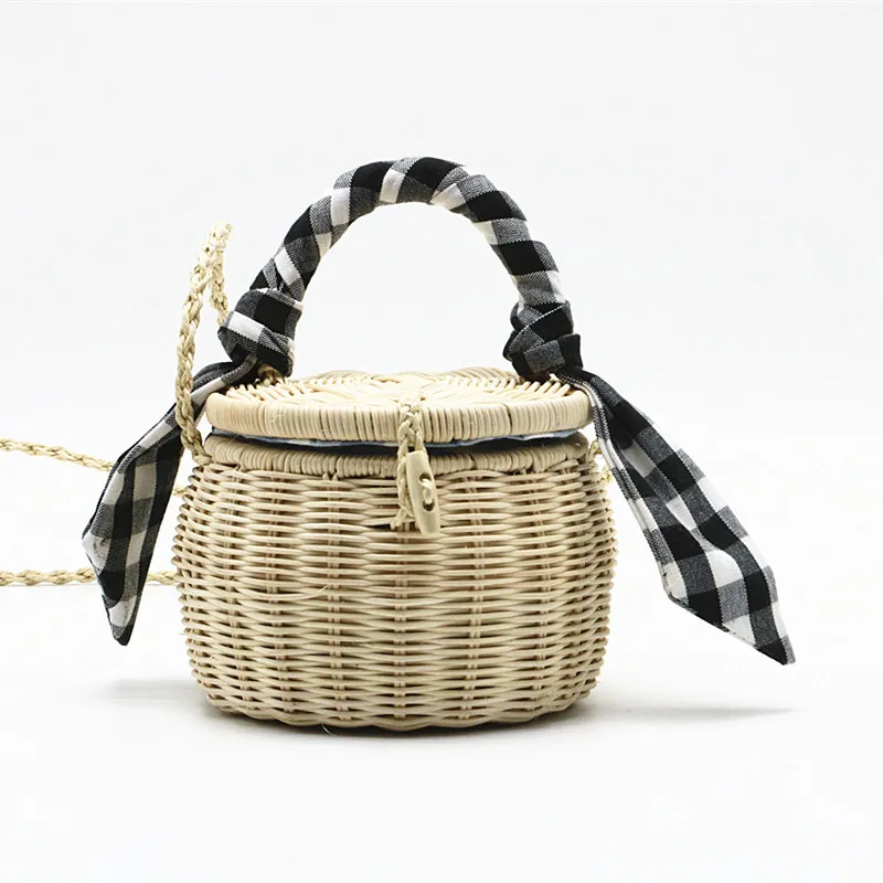 Rattan Bag Portable Straw Bags Cylinder Beach Women Messenger Bags Women Shoulder Bag Wholesale
Rattan Bag Portable Straw Bags Cylinder Beach Women Messenger Bags Women Shoulder Bag Wholesale