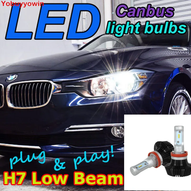 Pair Super bright Canbus CAR LED Headlight Kits H7 PX26D headlight For BMW F30 3-Series Bulb Kit, H7 Low Beam 6500K "White"
Pair Super bright Canbus CAR LED Headlight Kits H7 PX26D headlight For BMW F30 3-Series Bulb Kit, H7 Low Beam 6500K "White"