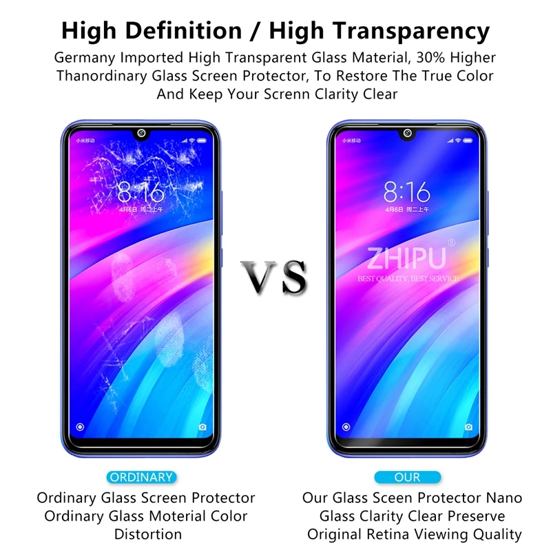 2 Pcs Tempered Glass For Xiaomi Redmi 7 8A 7A Glass Screen Protector 2.5D 9H Tempered Glass For Xiaomi Redmi 8A Protective Film
2 Pcs Tempered Glass For Xiaomi Redmi 7 8A 7A Glass Screen Protector 2.5D 9H Tempered Glass For Xiaomi Redmi 8A Protective Film