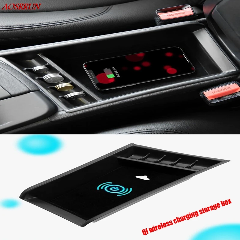 QI wireless charging box For bmw x1 f48 X2 f47 f39 2016 2017 2018 Central Storage Pallet Armrest Container Box car Accessorie
QI wireless charging box For bmw x1 f48 X2 f47 f39 2016 2017 2018 Central Storage Pallet Armrest Container Box car Accessorie