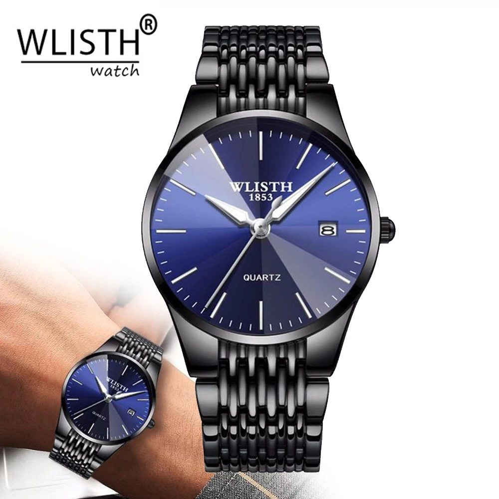 WLISTH Top Brand Luxury Mens Watches Waterproof Business Watches Man Quartz Ultra-thin Wrist Watch Male Clock Relogio Masculino
WLISTH Top Brand Luxury Mens Watches Waterproof Business Watches Man Quartz Ultra-thin Wrist Watch Male Clock Relogio Masculino