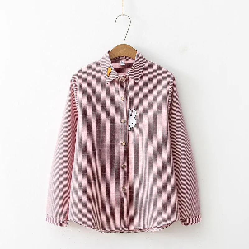 2019 Spring Cute Women's Korean Shirt Long Sleeve White Rabbit Shirt Blouse Women Sweet Casual Student Womens Tops And Blouses
2019 Spring Cute Women's Korean Shirt Long Sleeve White Rabbit Shirt Blouse Women Sweet Casual Student Womens Tops And Blouses