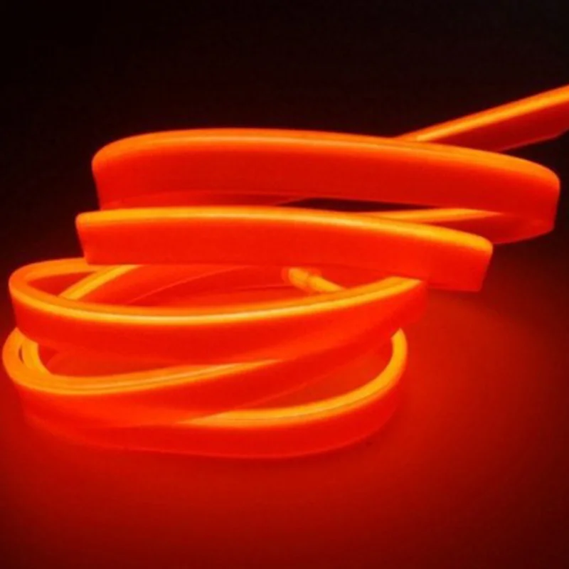 3 Meters Auto Interior Refit Light Clamping Wire Flexible Neon Car Decorate with 12V Cigarette Drive F-Best | Автомобили и