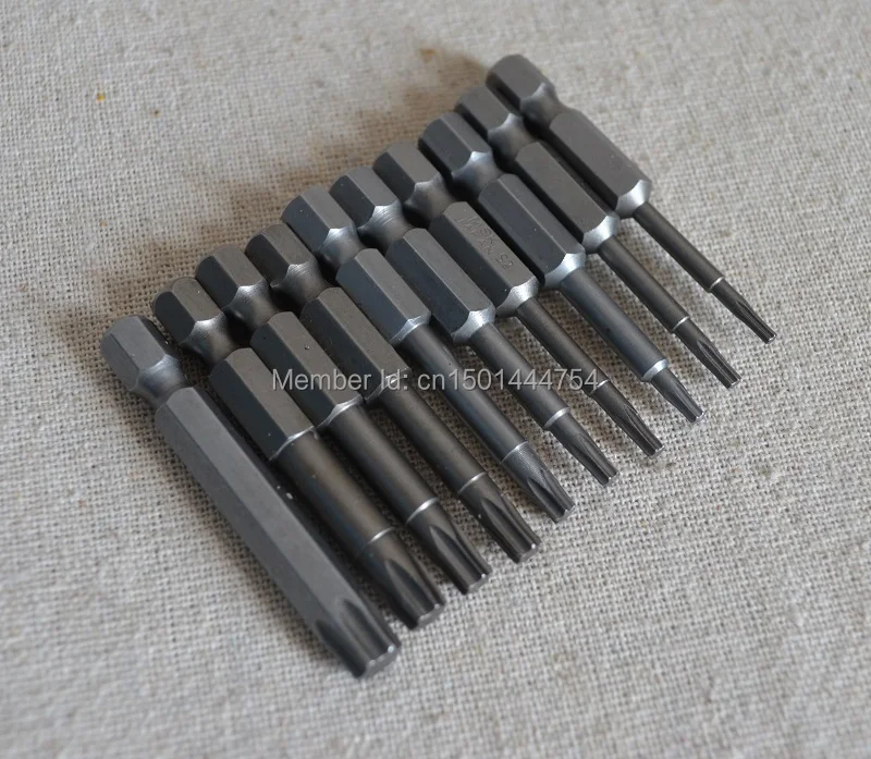 New 10pc/set S2 Hex screwdriver bit TORX T6 T7 T8 T9 T10 T15 T20 T25 T30 T40 Bit tools Magnetic Screwdriver bit Air tools
New 10pc/set S2 Hex screwdriver bit TORX T6 T7 T8 T9 T10 T15 T20 T25 T30 T40 Bit tools Magnetic Screwdriver bit Air tools