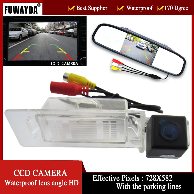 

Auto Parking Assistance Car CCD RearView Camera With 4.3" Color LCD Car Video Foldable Monitor Camera For KIA K5 Optima2010 2011