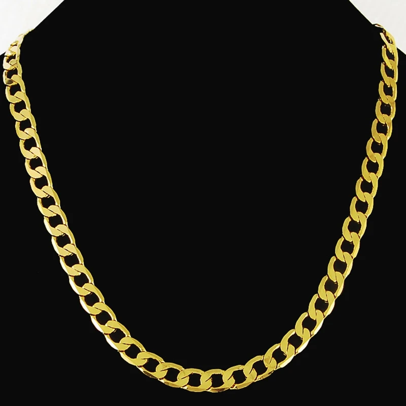 Solid Classic Mens Accessories Yellow Gold Filled Mens Necklace Cuban Chain 600mm*8mm
Solid Classic Mens Accessories Yellow Gold Filled Mens Necklace Cuban Chain 600mm*8mm