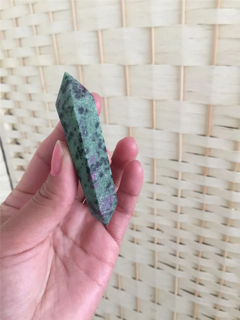 Energy Gems 100% натуральный рубиновый камень кварцевый кристалл с двойным завершением