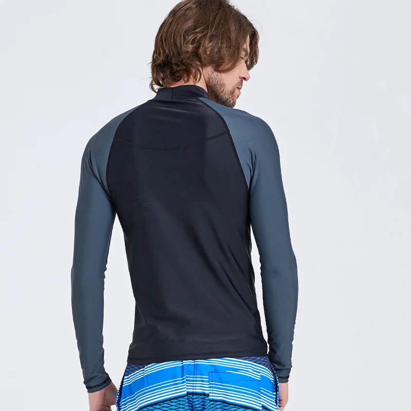 2018 New Men Long Sleeve Snorkeling Windsurf Rashguard Surf Anti-UV Lycra Swim Wetsuit Shirt Diving Tops Swimsuit for Surfing L
2018 New Men Long Sleeve Snorkeling Windsurf Rashguard Surf Anti-UV Lycra Swim Wetsuit Shirt Diving Tops Swimsuit for Surfing L
