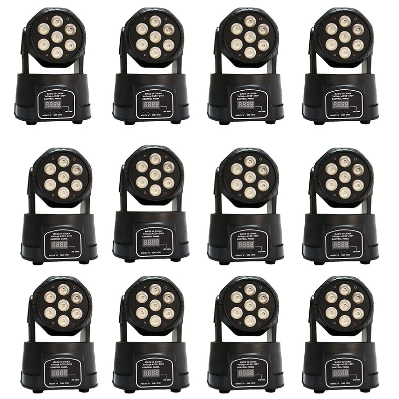 12pcs/lot led RGBW mini Moving Head 7X12W stage Light Dj Disco DMX for Party Club Pub Bar moving Wash lights Stage Lighting
12pcs/lot led RGBW mini Moving Head 7X12W stage Light Dj Disco DMX for Party Club Pub Bar moving Wash lights Stage Lighting