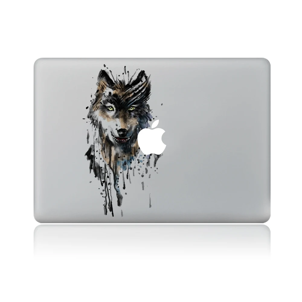 Виниловая наклейка волчьи глаза для ноутбука macbook Pro Air 13 дюймовый мультяшный