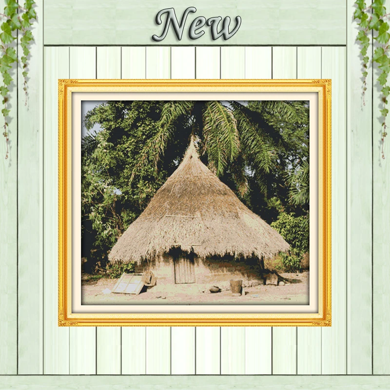 African local house cabin Scenery Painting 11CT Counted print on Canvas DMC 14CT Cross Stitch diy Embroidery kits Needlework Set
African local house cabin Scenery Painting 11CT Counted print on Canvas DMC 14CT Cross Stitch diy Embroidery kits Needlework Set