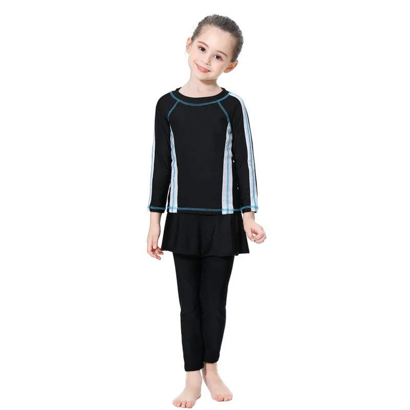 3 Set Piece Girl Muslim Swimwear Children Cute Swimming Suit Cap Long Sleeve Top Long Pants Islamic Kid Modest Swimming Clothing
3 Set Piece Girl Muslim Swimwear Children Cute Swimming Suit Cap Long Sleeve Top Long Pants Islamic Kid Modest Swimming Clothing