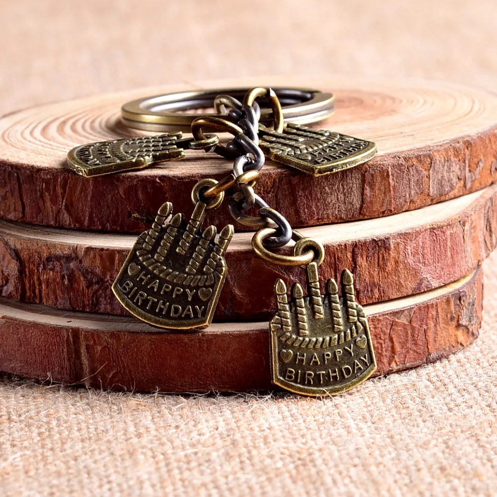 birthday cake keychain cute key ring for women bronze retro key chain sleutelhanger creative portachiavi llaveros mujer
birthday cake keychain cute key ring for women bronze retro key chain sleutelhanger creative portachiavi llaveros mujer
