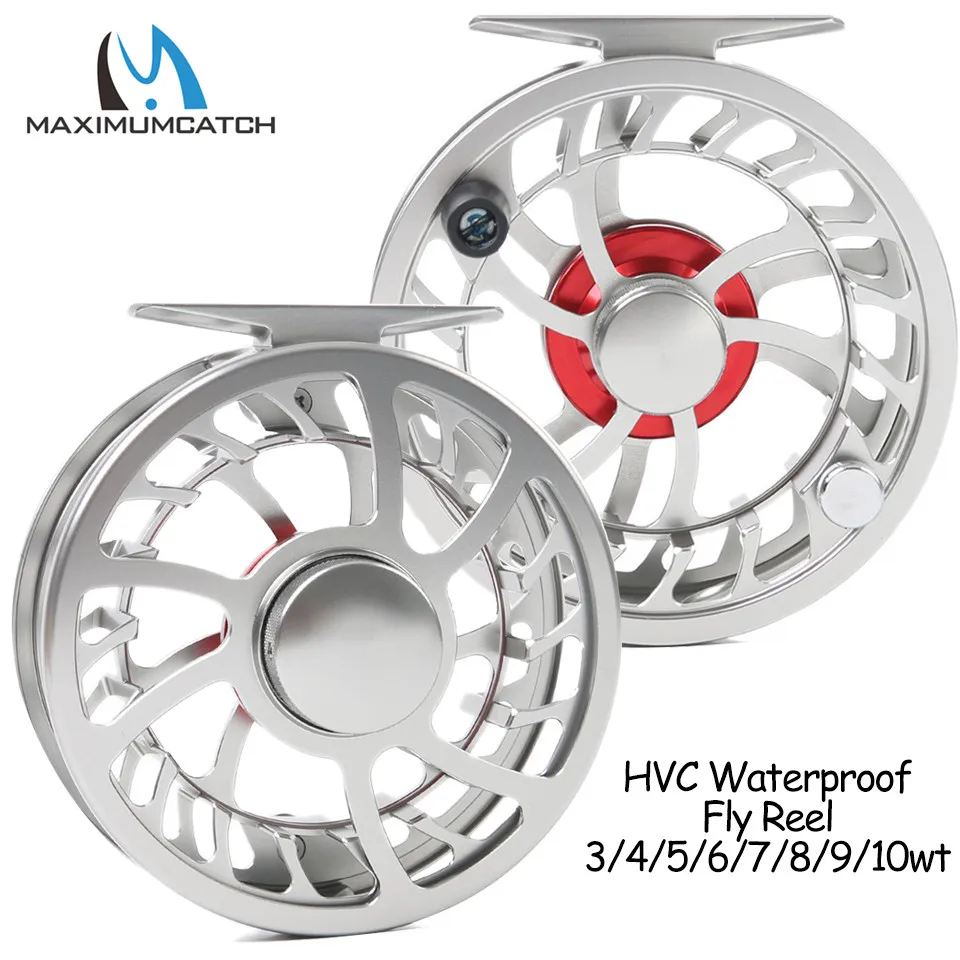 Maximumcatch супер легкий HVC 3 10WT режущий станок с ЧПУ алюминиевая Рыболовная катушка