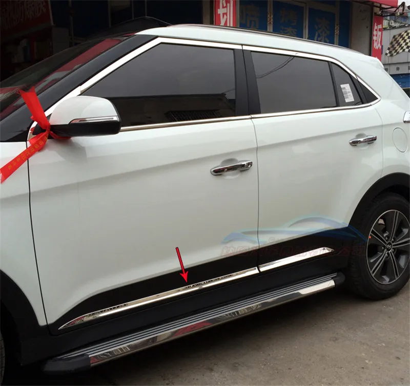 Автомобильный Стайлинг для Hyundai IX25 2015 2016 2017 из нержавеющей стали, отделка двери автомобиля, полоса, отделка кузова
Автомобильный Стайлинг для Hyundai IX25 2015 2016 2017 из нержавеющей стали, отделка двери автомобиля, полоса, отделка кузова