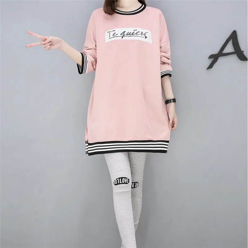Pregnant women Shirt New Maternity Clothes Long Sleeve Shirts Pregnant Women Hoodie Sweater Loose Pregnancy Tee Leggings Set
Pregnant women Shirt New Maternity Clothes Long Sleeve Shirts Pregnant Women Hoodie Sweater Loose Pregnancy Tee Leggings Set