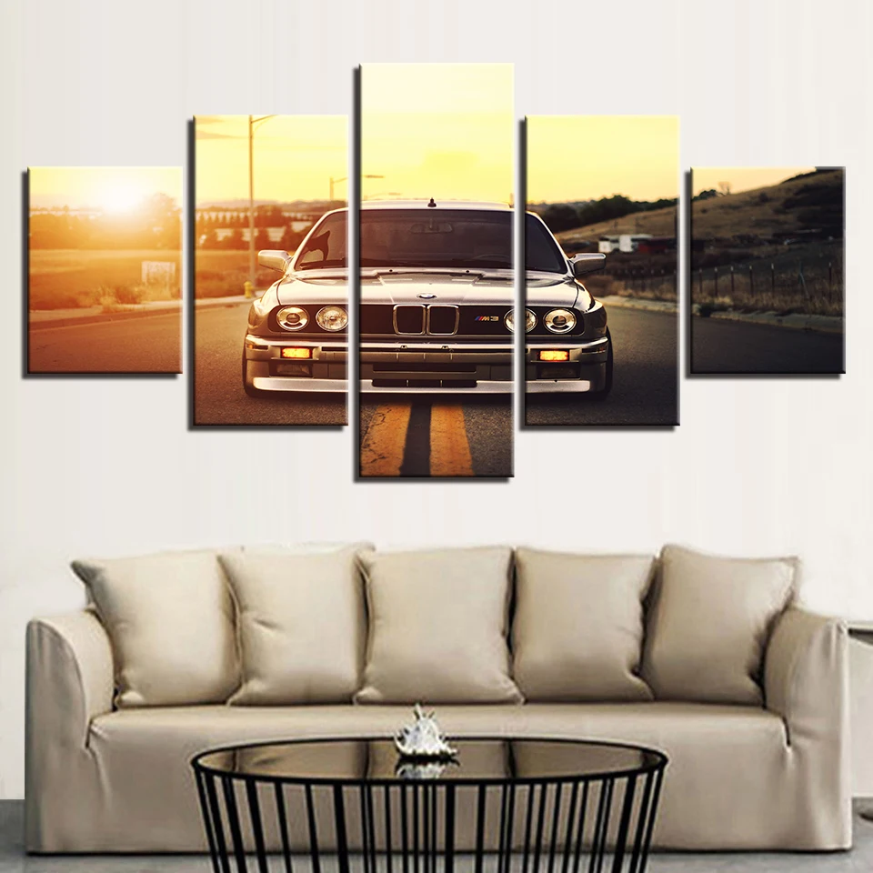 HD Printed Wall Art Frame Canvas Pictures 5 Pieces Sports Car Sunset Landscape Painting Poster Home Decor For Living Room
HD Printed Wall Art Frame Canvas Pictures 5 Pieces Sports Car Sunset Landscape Painting Poster Home Decor For Living Room