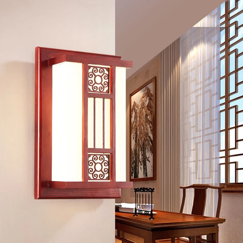 Chinese Antique Solid Wood Wall Lamps Hallways Aisle Lights Retro Wall Light Corridors Stairs led Lighting Bedroom Study Lamps
Chinese Antique Solid Wood Wall Lamps Hallways Aisle Lights Retro Wall Light Corridors Stairs led Lighting Bedroom Study Lamps