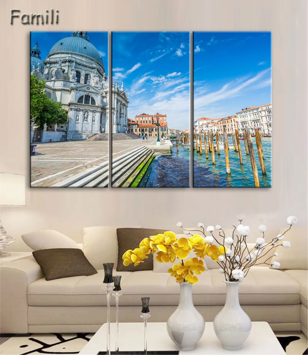 3 Panels Venice Canvas Paintings Landscape Picture Print Giclee Artwork Wall Art For Home Wall Decoration
3 Panels Venice Canvas Paintings Landscape Picture Print Giclee Artwork Wall Art For Home Wall Decoration