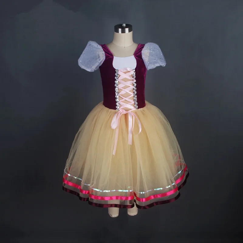 Newest Velvet Bodice Peasant-Style Women/Child Ballet Tutu Girls Romantic Length Dance Tutu Ballerina Stage Performance Costume
Newest Velvet Bodice Peasant-Style Women/Child Ballet Tutu Girls Romantic Length Dance Tutu Ballerina Stage Performance Costume