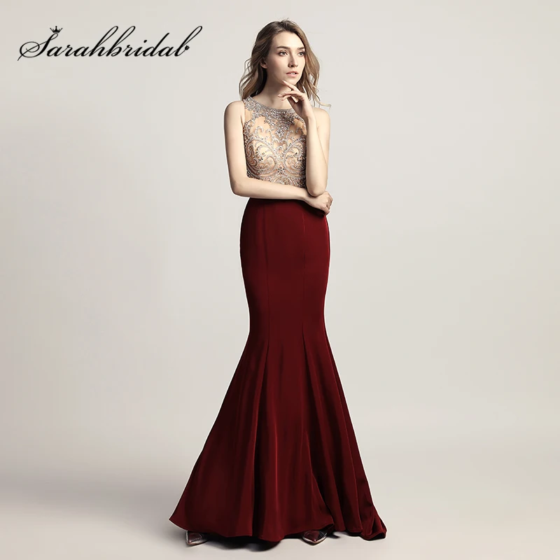 Новинка дешевые блестящие стразы Украшенные бусинами с корсетом длинные платья