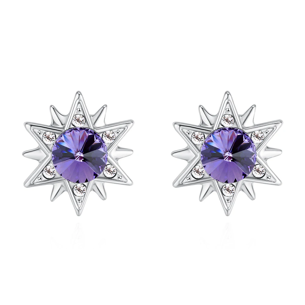 Punk Blue Crystals From Swarovski Star Earrings Charming Ladies Earrings Gifts For Women Ladies Accessories Gothic Ear Studs
Punk Blue Crystals From Swarovski Star Earrings Charming Ladies Earrings Gifts For Women Ladies Accessories Gothic Ear Studs