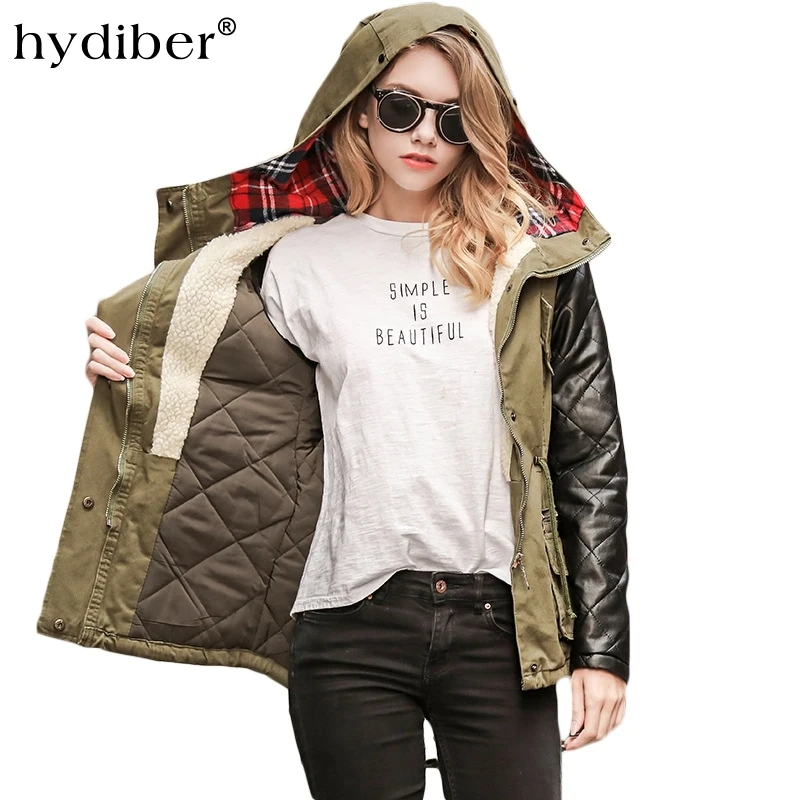 Hydiber Winter new 2018 women long sleeve cotton dress army green thick coat street fashion have hats pull even jacket XXL
Hydiber Winter new 2018 women long sleeve cotton dress army green thick coat street fashion have hats pull even jacket XXL