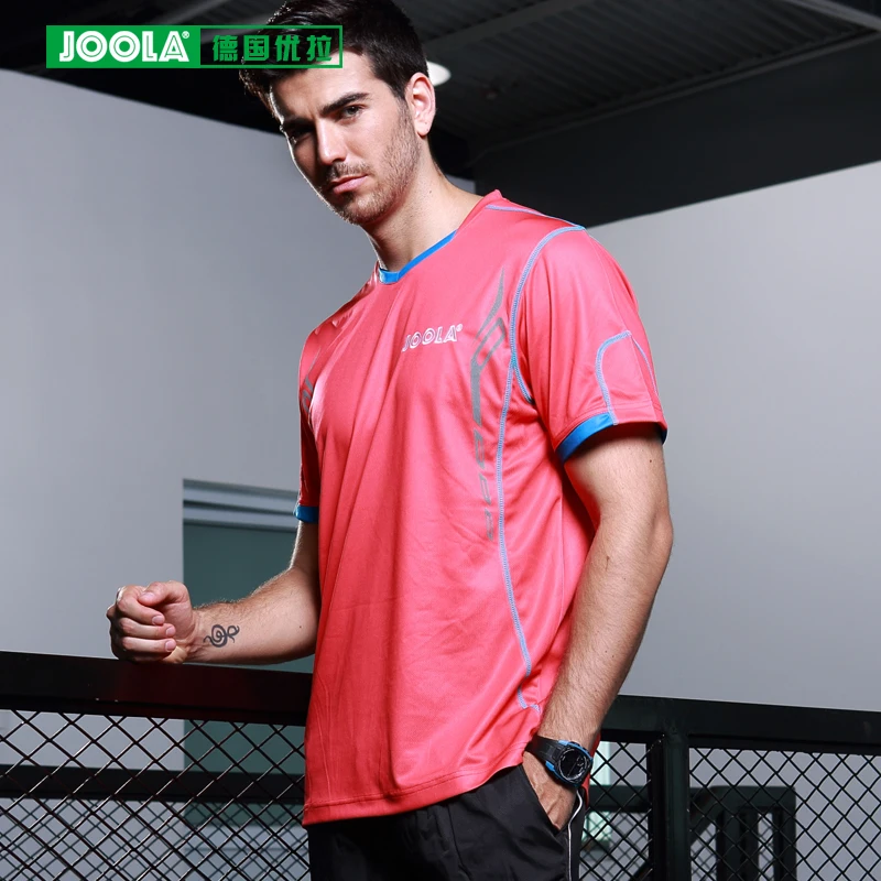 JOOLA short sleeve Table Tennis shirt Badminton Game Shirt Young Men Quick Dry Sportswear ping pong Clothing for men and women
JOOLA short sleeve Table Tennis shirt Badminton Game Shirt Young Men Quick Dry Sportswear ping pong Clothing for men and women