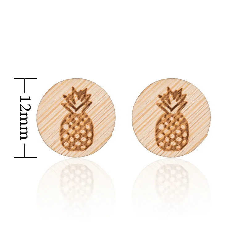 Daisies Lovely Pineapple Shape Wooden Stud Earrings For Fruit Women Men Jewelry Couple Bijoux Femme Birthday Party Gift
Daisies Lovely Pineapple Shape Wooden Stud Earrings For Fruit Women Men Jewelry Couple Bijoux Femme Birthday Party Gift