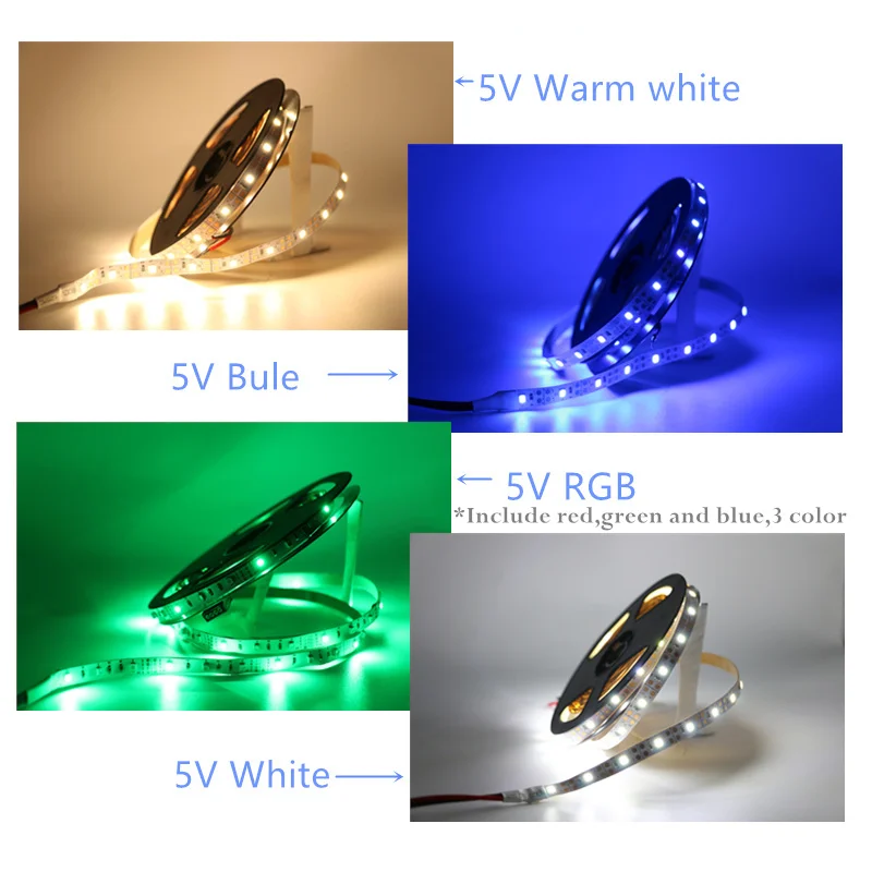 DC 5V USB LED Strip Light 5050 2835/3528 SMD Non-waterproof RGB LED Tape Stripe With 24 keys Remote For TV Background Lighting
DC 5V USB LED Strip Light 5050 2835/3528 SMD Non-waterproof RGB LED Tape Stripe With 24 keys Remote For TV Background Lighting