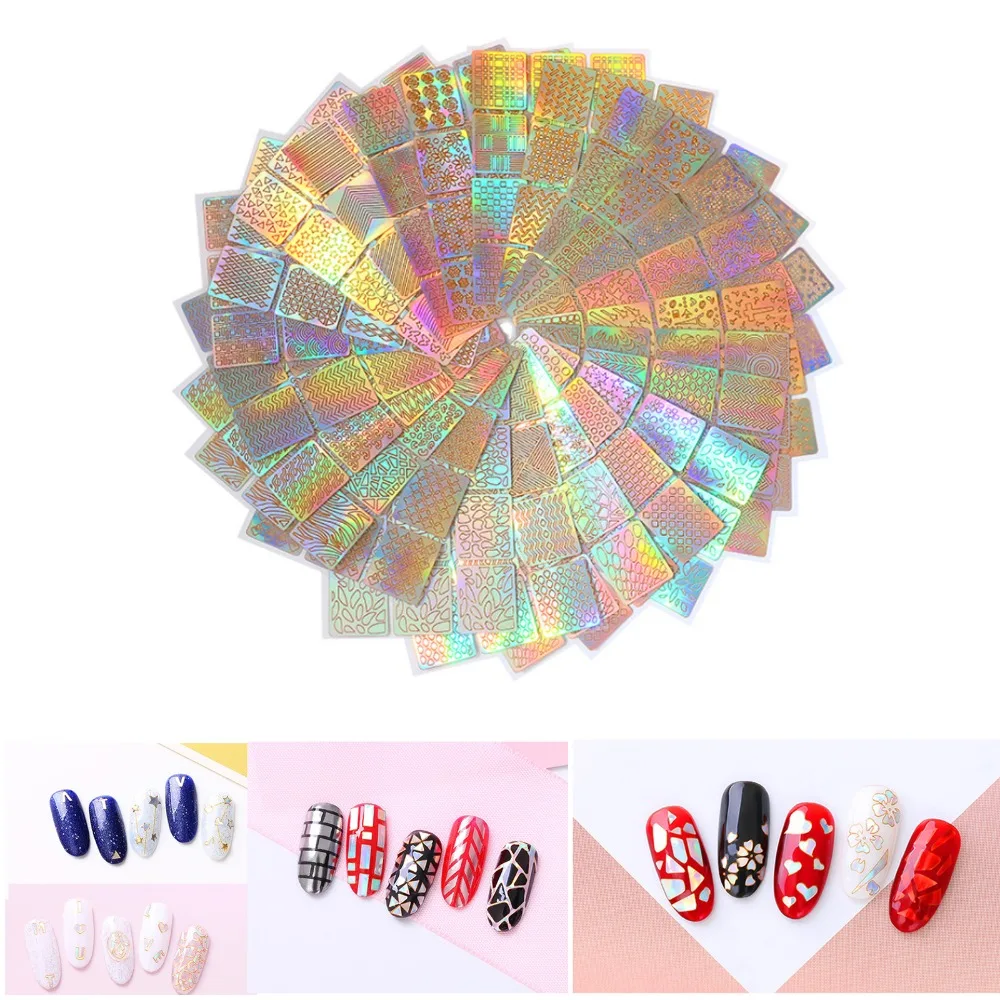 224Styles Hollow Laser Nail Art Sticker Stencil Set Nail Sticker Gel Polish Nail Vinyl Tip Painted Print Template 3d Sticker
224Styles Hollow Laser Nail Art Sticker Stencil Set Nail Sticker Gel Polish Nail Vinyl Tip Painted Print Template 3d Sticker