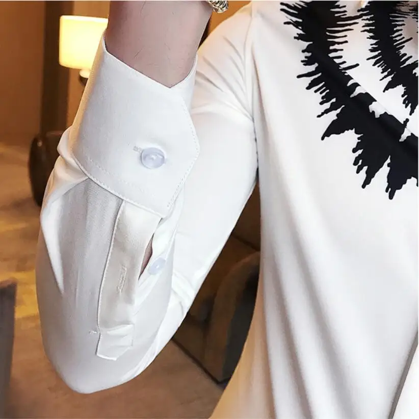 2019 Autumn and Winter New Men's Fashion Boutique Printing Social Casual Long-sleeved Shirts/Male business slim Leisure Shirts
2019 Autumn and Winter New Men's Fashion Boutique Printing Social Casual Long-sleeved Shirts/Male business slim Leisure Shirts