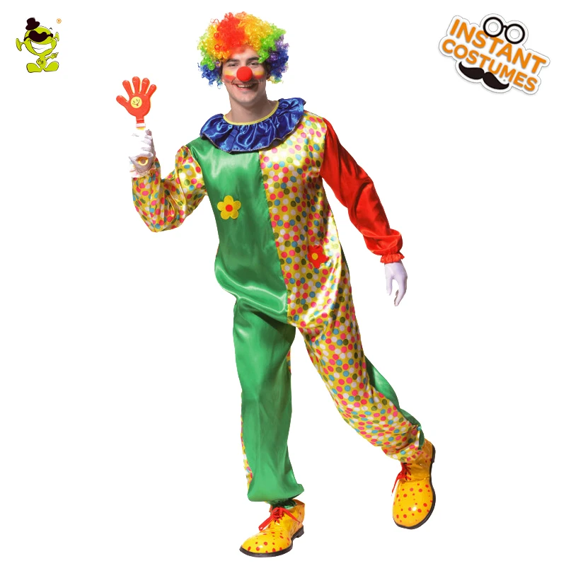 Flower Clown Men's Costumes for Carnival Funny Clown Jumpsuit Halloween Role Play Party Fancy Dress Up for Adult Male
Flower Clown Men's Costumes for Carnival Funny Clown Jumpsuit Halloween Role Play Party Fancy Dress Up for Adult Male