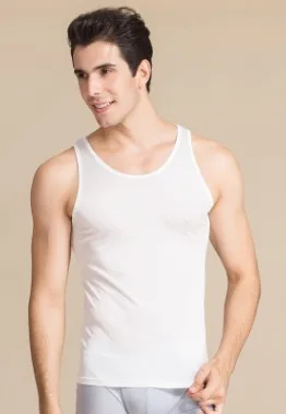 Plus - size Summer pure silk silk men's Vest comfortable breathable silk knitted sleeveless vest bottoming vest 2022
Plus - size Summer pure silk silk men's Vest comfortable breathable silk knitted sleeveless vest bottoming vest 2022
