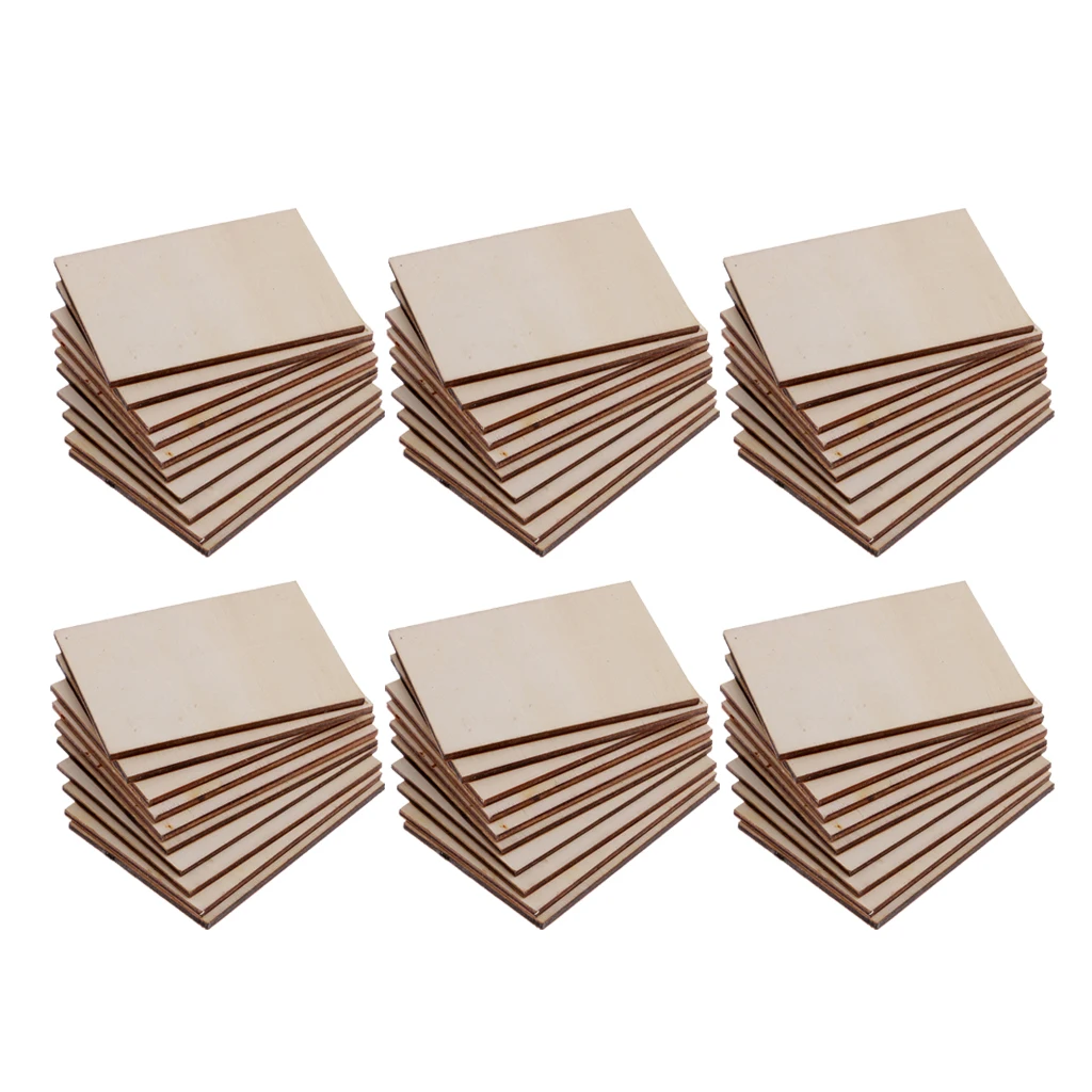 60 Pieces Blank Boards Plywood Sheets For Crafts, Models & Pyrography Wood Plaque Sign DIY Woodburning Materials 70x49mm
60 Pieces Blank Boards Plywood Sheets For Crafts, Models & Pyrography Wood Plaque Sign DIY Woodburning Materials 70x49mm