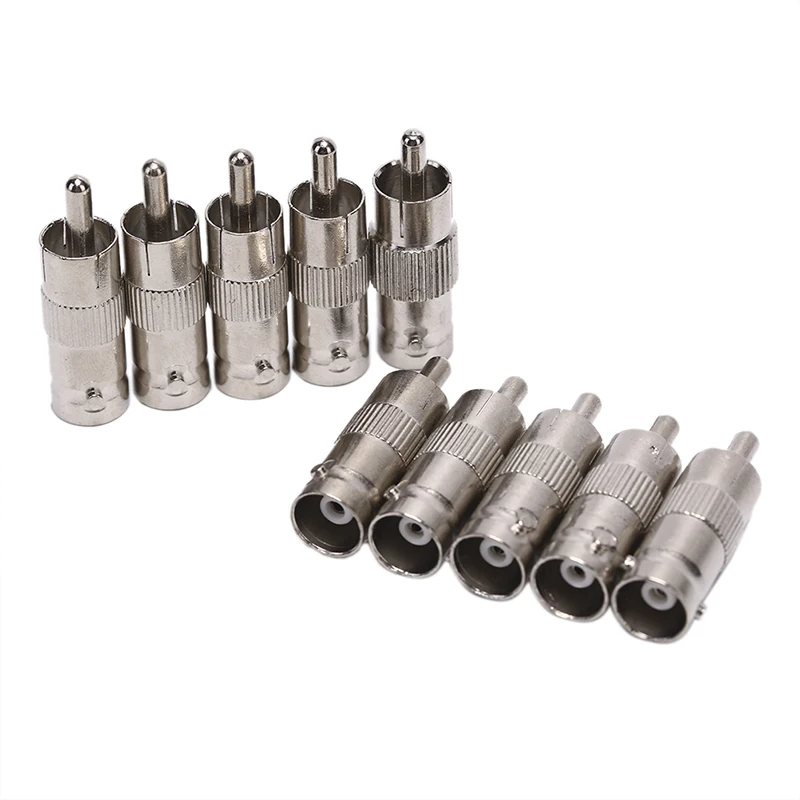 10pcs/lot BNC Female Jack To RCA AV Male Plug Connector Adaptor for CCTV Security Camera Surveillance Video
10pcs/lot BNC Female Jack To RCA AV Male Plug Connector Adaptor for CCTV Security Camera Surveillance Video