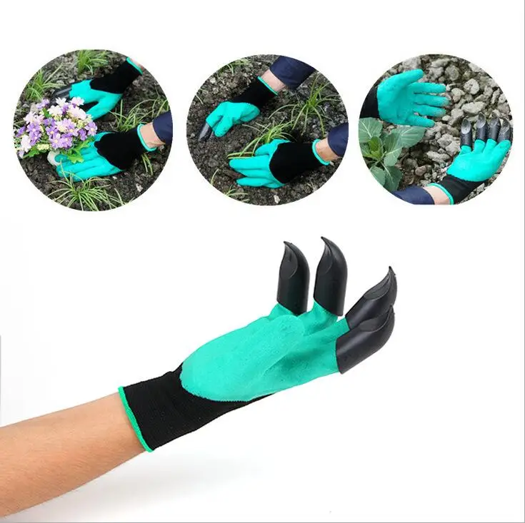 Garden gloves With Claws 4 ABS Plastic Garden Genie Rubber Gloves Quick Easy to Dig and Plant For Digging Planting 1 Pair
Garden gloves With Claws 4 ABS Plastic Garden Genie Rubber Gloves Quick Easy to Dig and Plant For Digging Planting 1 Pair