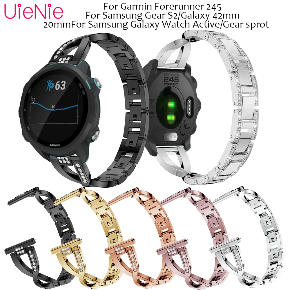 20mm men's watch strap For Samsung Gear S2/Galaxy 42mm/Galaxy Watch Active/Gear sprot smart watch For Garmin Forerunner 245 band
20mm men's watch strap For Samsung Gear S2/Galaxy 42mm/Galaxy Watch Active/Gear sprot smart watch For Garmin Forerunner 245 band