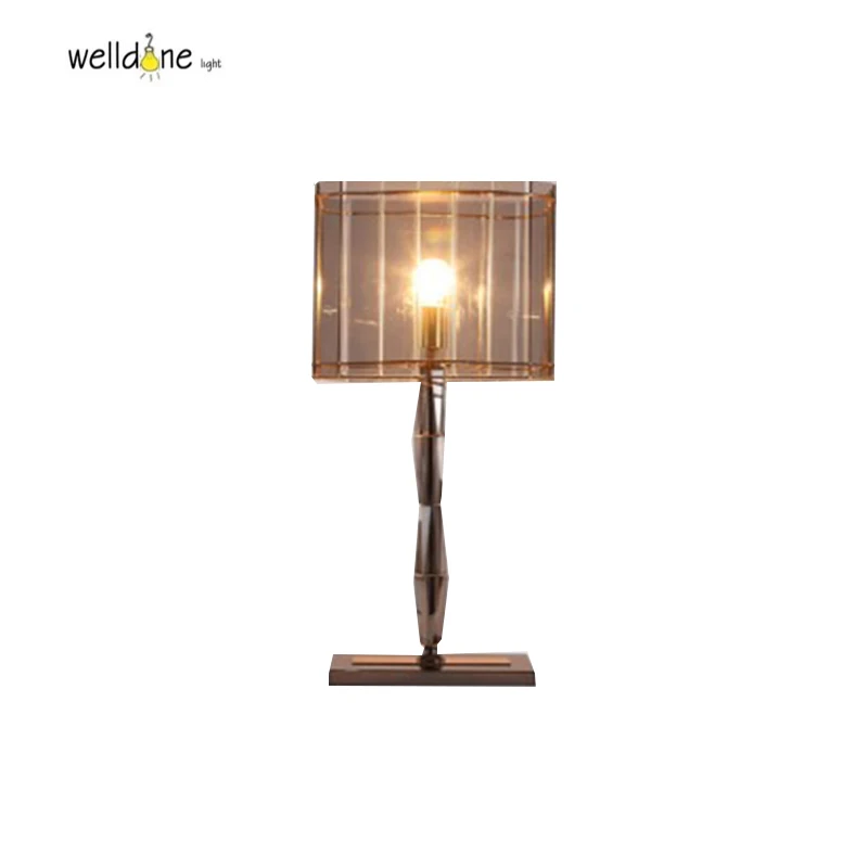 LED modern table lamp chrome color metal with crystal lighting fixture for bedroom living room square glass shade lamp
LED modern table lamp chrome color metal with crystal lighting fixture for bedroom living room square glass shade lamp