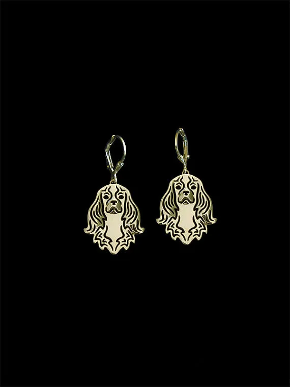 New Trendy 2016 Unique Romantic Gold Silver Cavalier King Charles Drop Earrings Wholesale Animal Earrings For Women Girl Aros
New Trendy 2016 Unique Romantic Gold Silver Cavalier King Charles Drop Earrings Wholesale Animal Earrings For Women Girl Aros