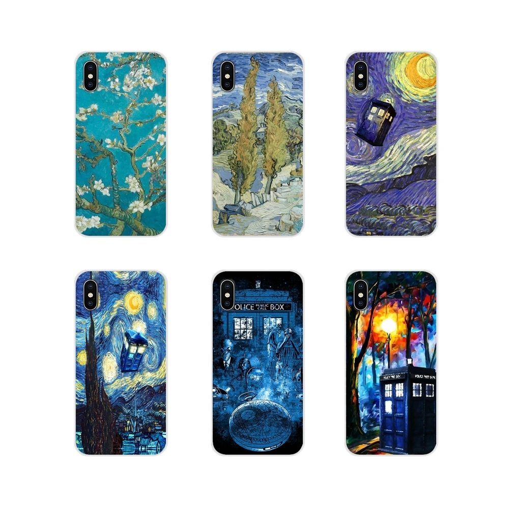 Для Xiaomi Redmi 4A S2 Note 3 3S 4 4X 5 Plus 6 7 6A Pro Pocophone F1 Van Gogh Tardis аксессуары чехлы для телефонов |