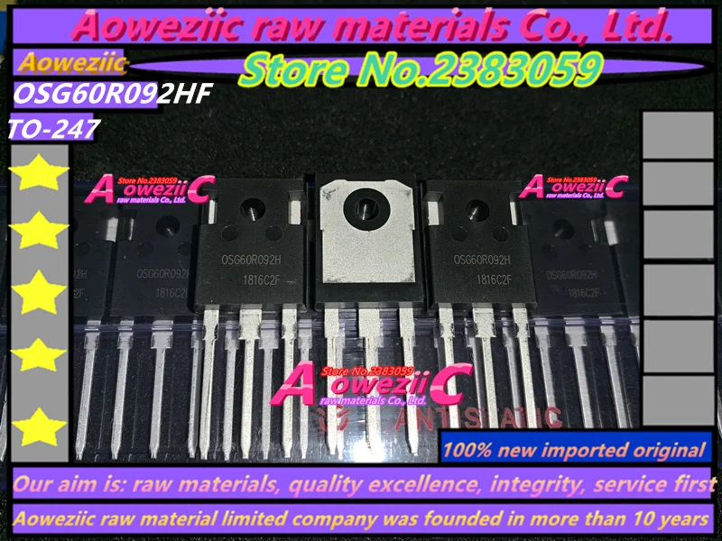 Aoweziic 2021+ 100% new imported original OSG60R092HF OSG60R092H OSG60R092 TO-247 Large Current Field Effect Transistor 600V 40A |