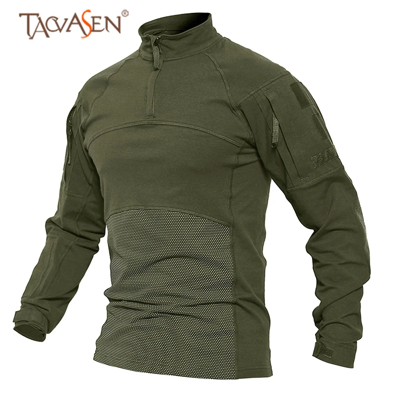 TACVASEN Men Quick Dry Tactical T-Shirt Long Sleeve Military Tee Shirt Army Combat SWAT Shirt Tops Outdoor Hiking Hunting Tshirt
TACVASEN Men Quick Dry Tactical T-Shirt Long Sleeve Military Tee Shirt Army Combat SWAT Shirt Tops Outdoor Hiking Hunting Tshirt
