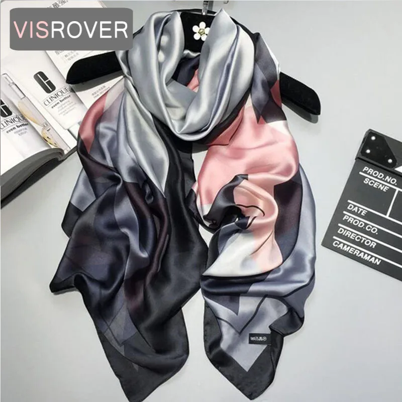 VISROVER 2021 luxury brand summer women scarf fashion quality soft silk scarves female shawls Foulard Beach cover-ups wraps
VISROVER 2021 luxury brand summer women scarf fashion quality soft silk scarves female shawls Foulard Beach cover-ups wraps