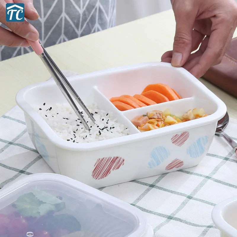 Ceramic Lunch Box Large Refrigerator Microwave Special Compartment Seal Baking Storage Picnic Camping Portable Tableware
Ceramic Lunch Box Large Refrigerator Microwave Special Compartment Seal Baking Storage Picnic Camping Portable Tableware