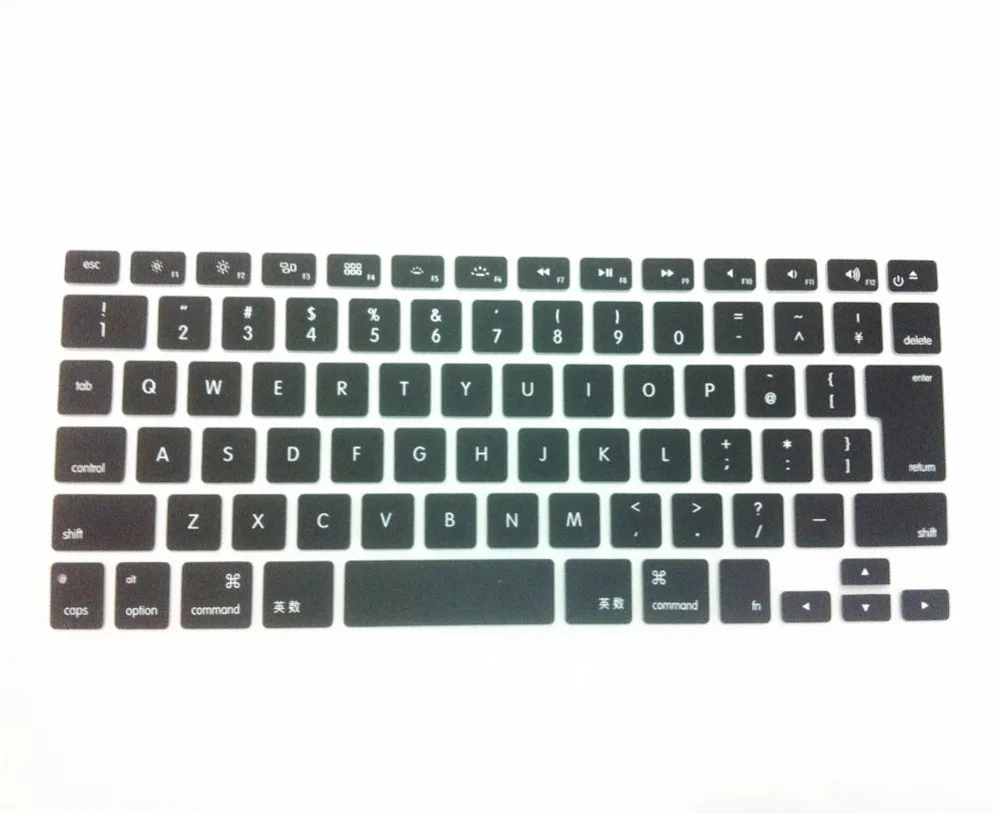 10pcs Japanese JP EU/UK English Color Silicone Keyboard Cover Skin Protector Protective Film for MacBook Pro air 13" 15" 17
10pcs Japanese JP EU/UK English Color Silicone Keyboard Cover Skin Protector Protective Film for MacBook Pro air 13" 15" 17